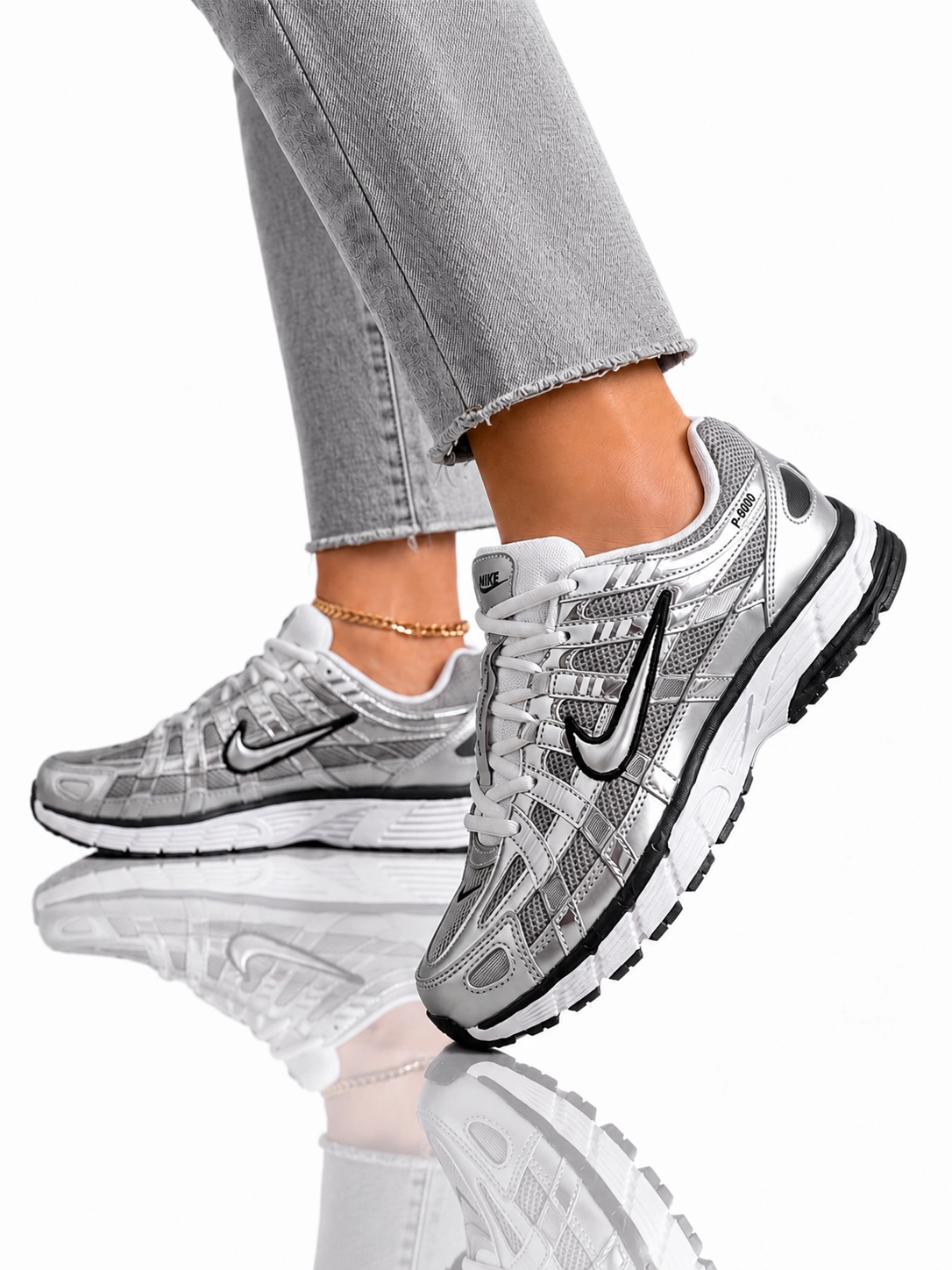 Nike P6000 Gümüş