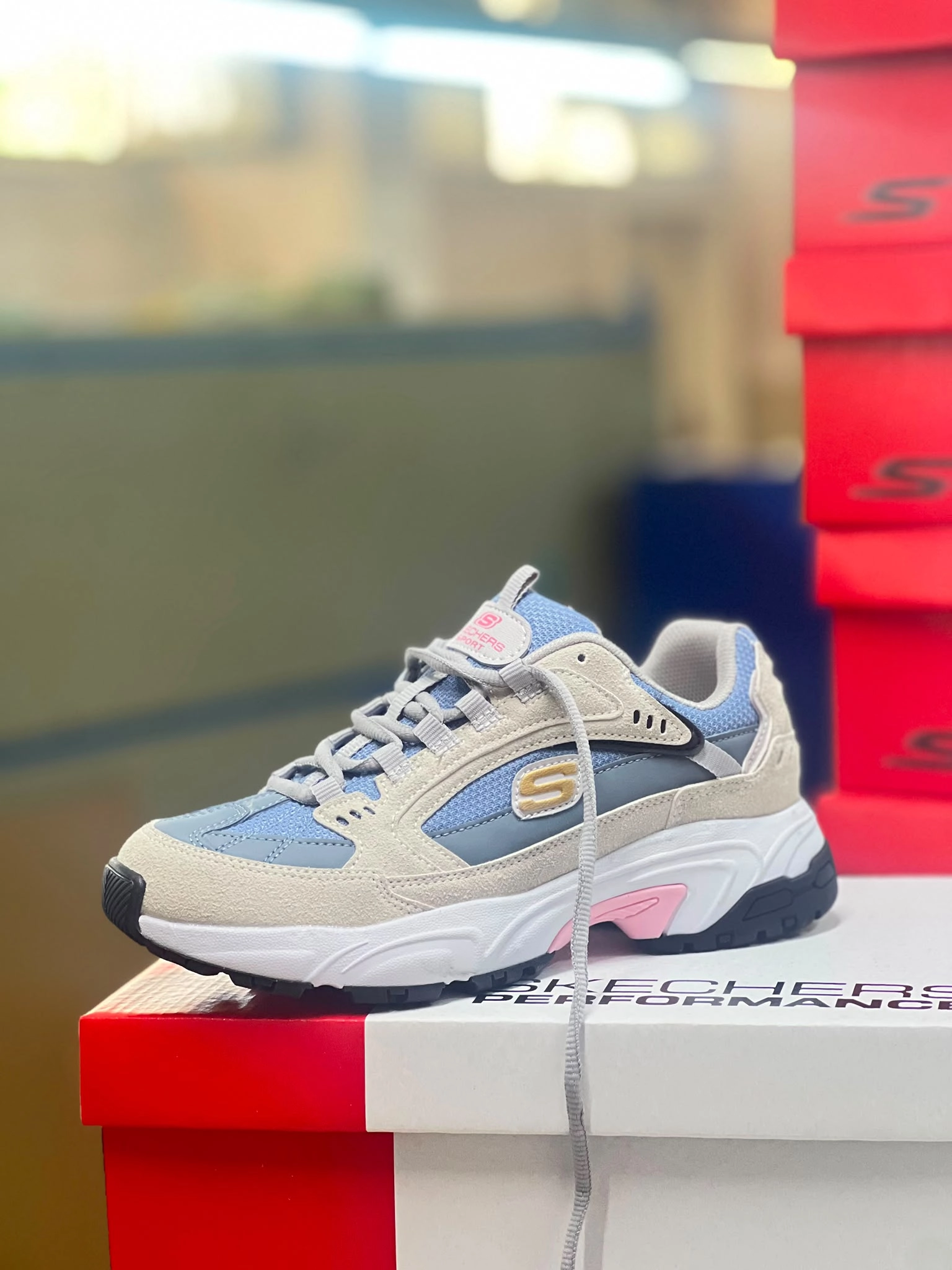Skechers Stamina Bebe Mavi