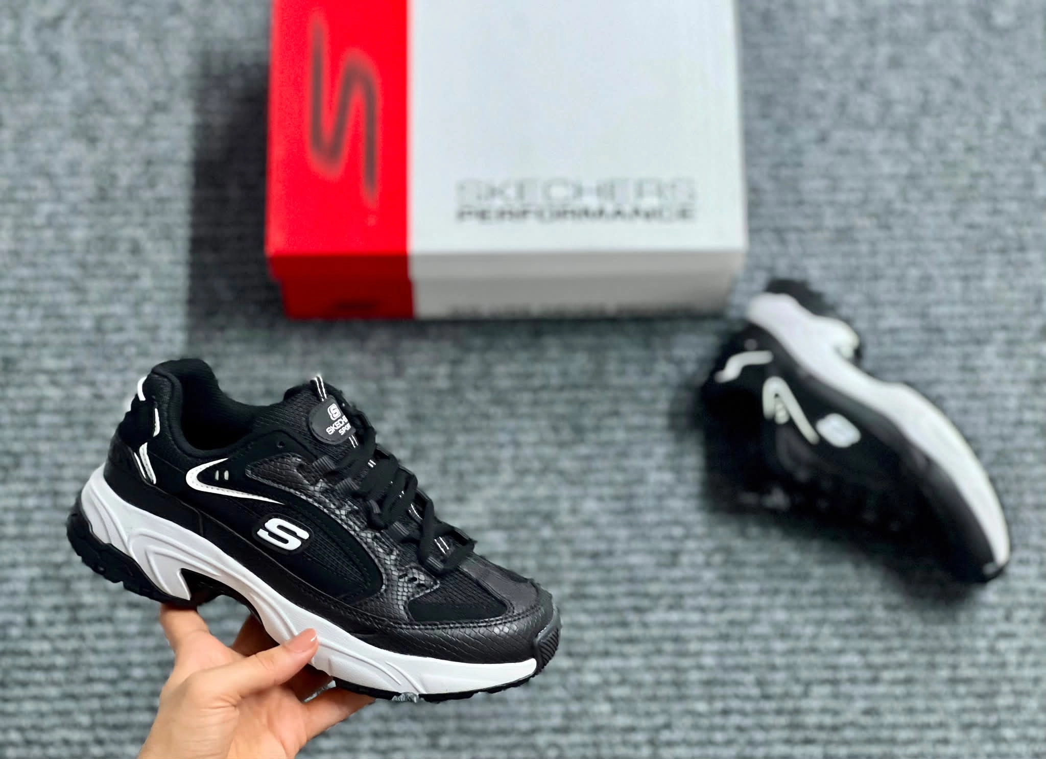 Skechers Stamina Siyah Beyaz