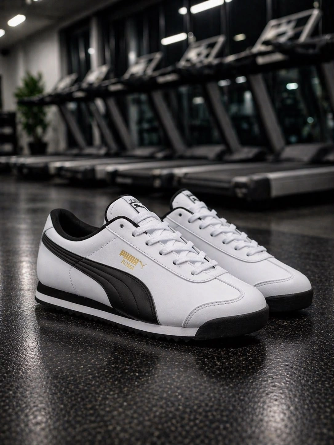 Puma Roma Beyaz Sşyah