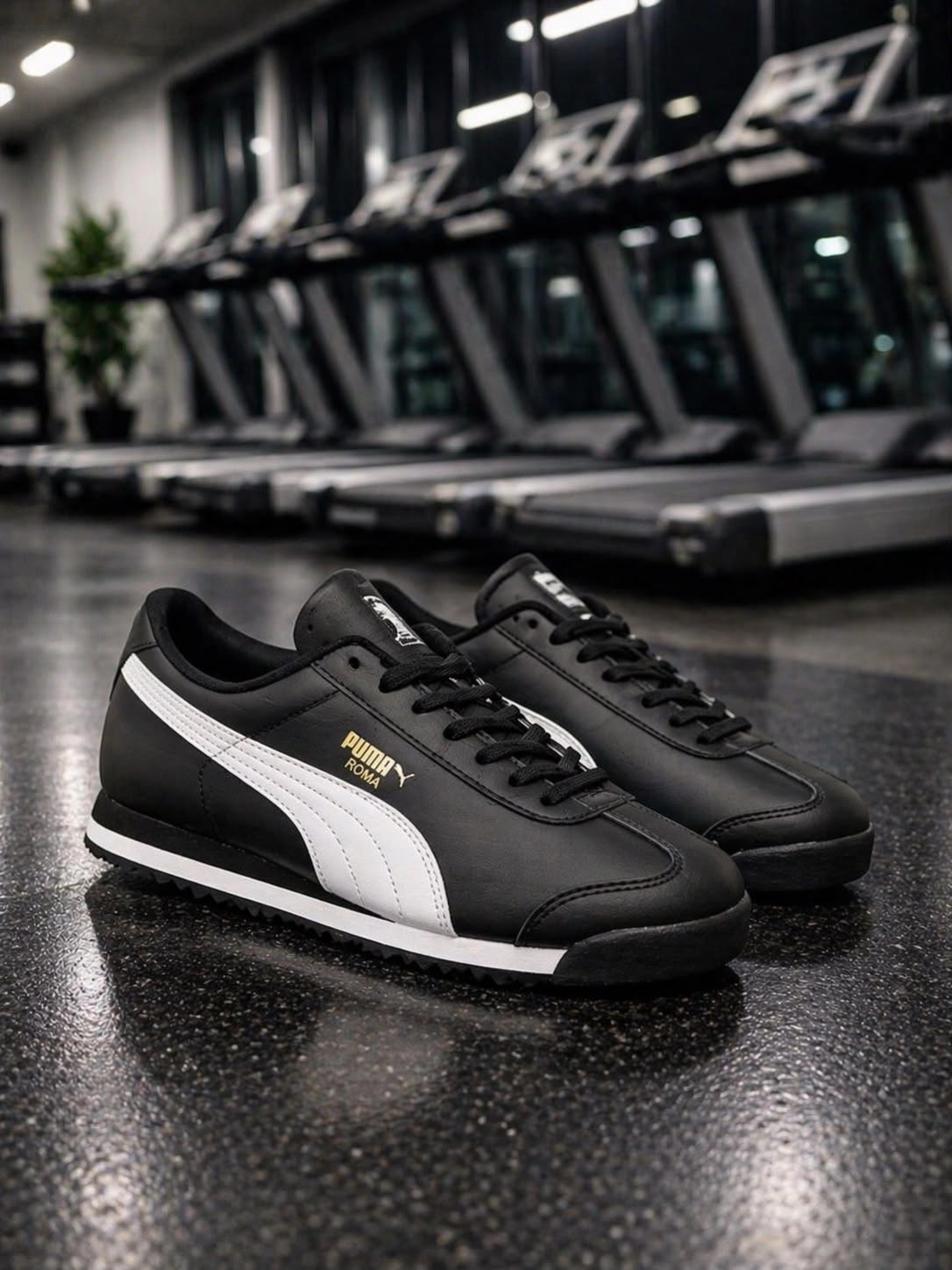 Puma Roma Siyah Beyaz