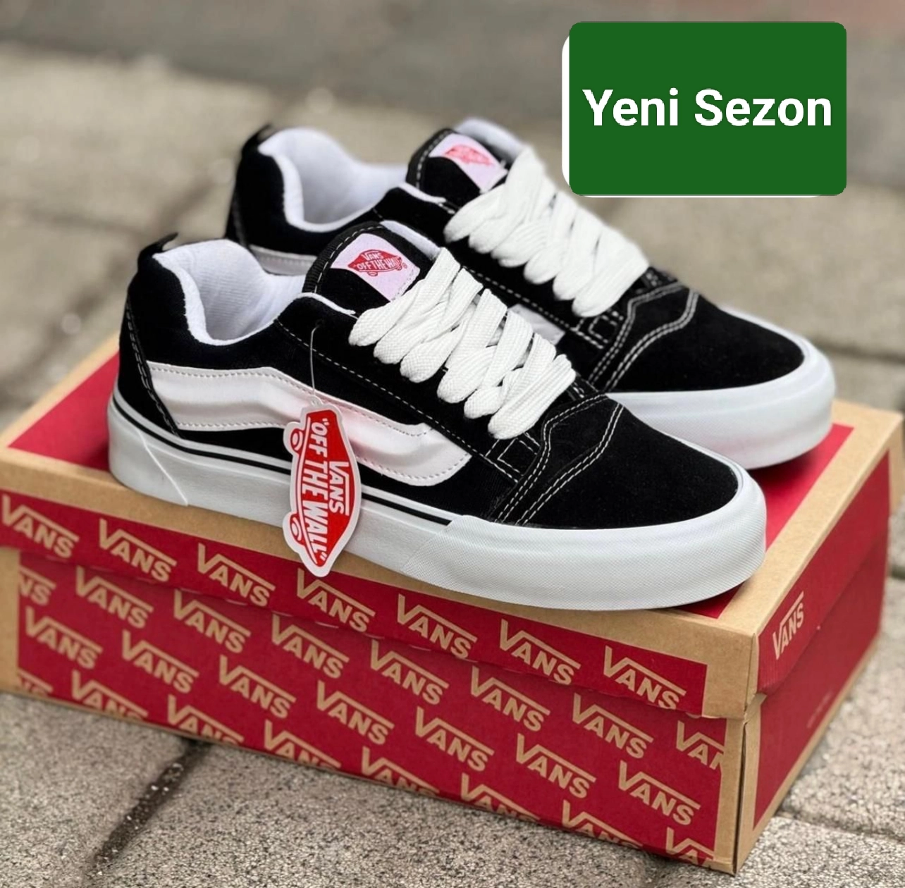 Vans Knu Skool Siyah Beyaz
