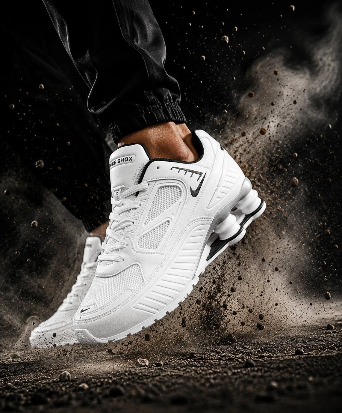 Nike Shox Enigma Beyaz Siyah