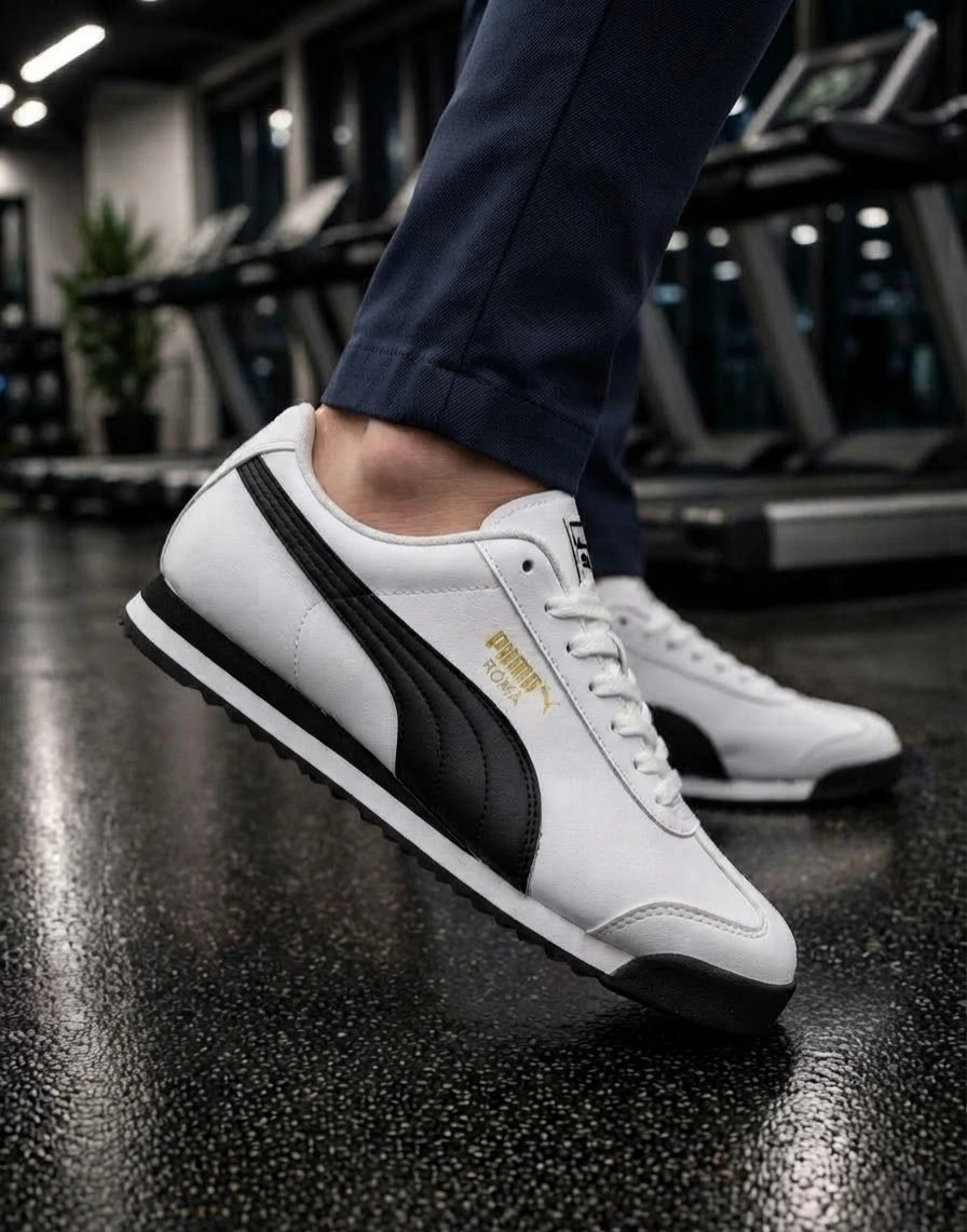 Puma Roma Beyaz Sşyah