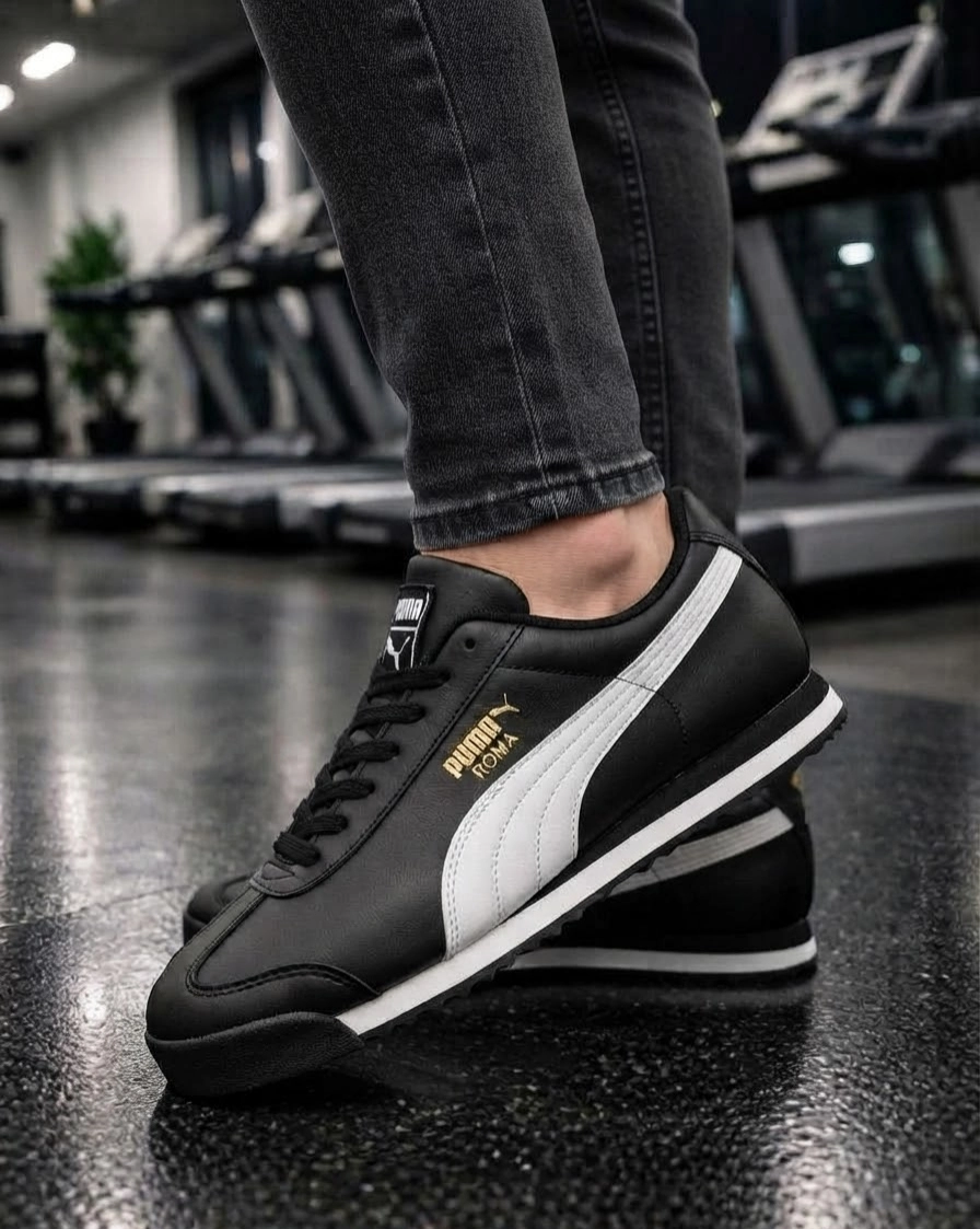 Puma Roma Siyah Beyaz