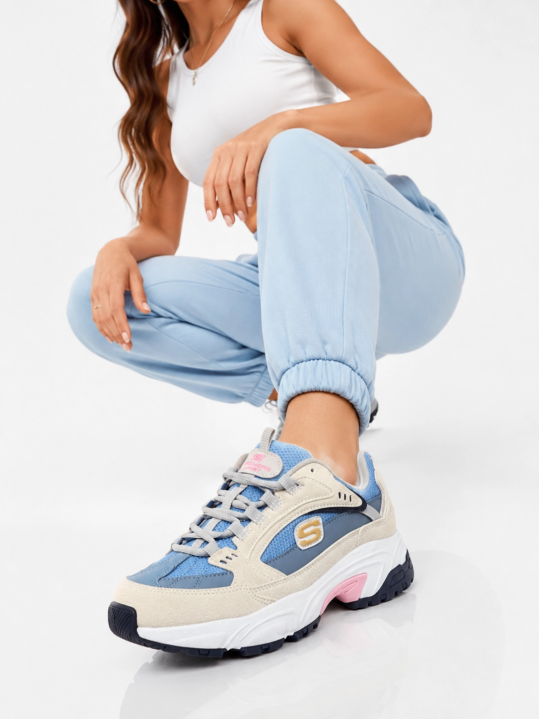 Skechers Stamina Bebe Mavi