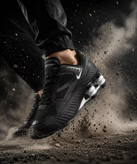 Nike Shox Enigma Siyah Beyaz