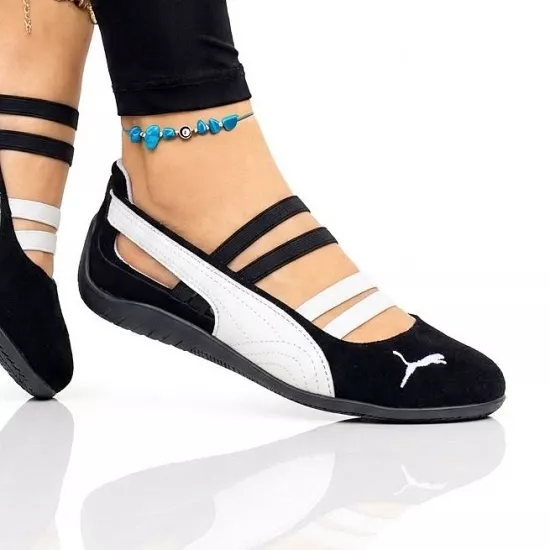 Puma Speedcat Ballet SD Kadın Siyah Beyaz