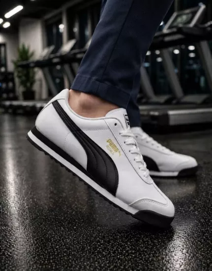 Puma Roma Beyaz Siyah