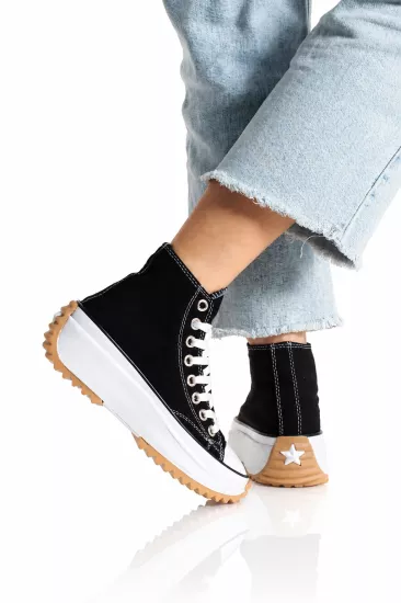 CONVERSE RUN STAR SİYAH UZUN