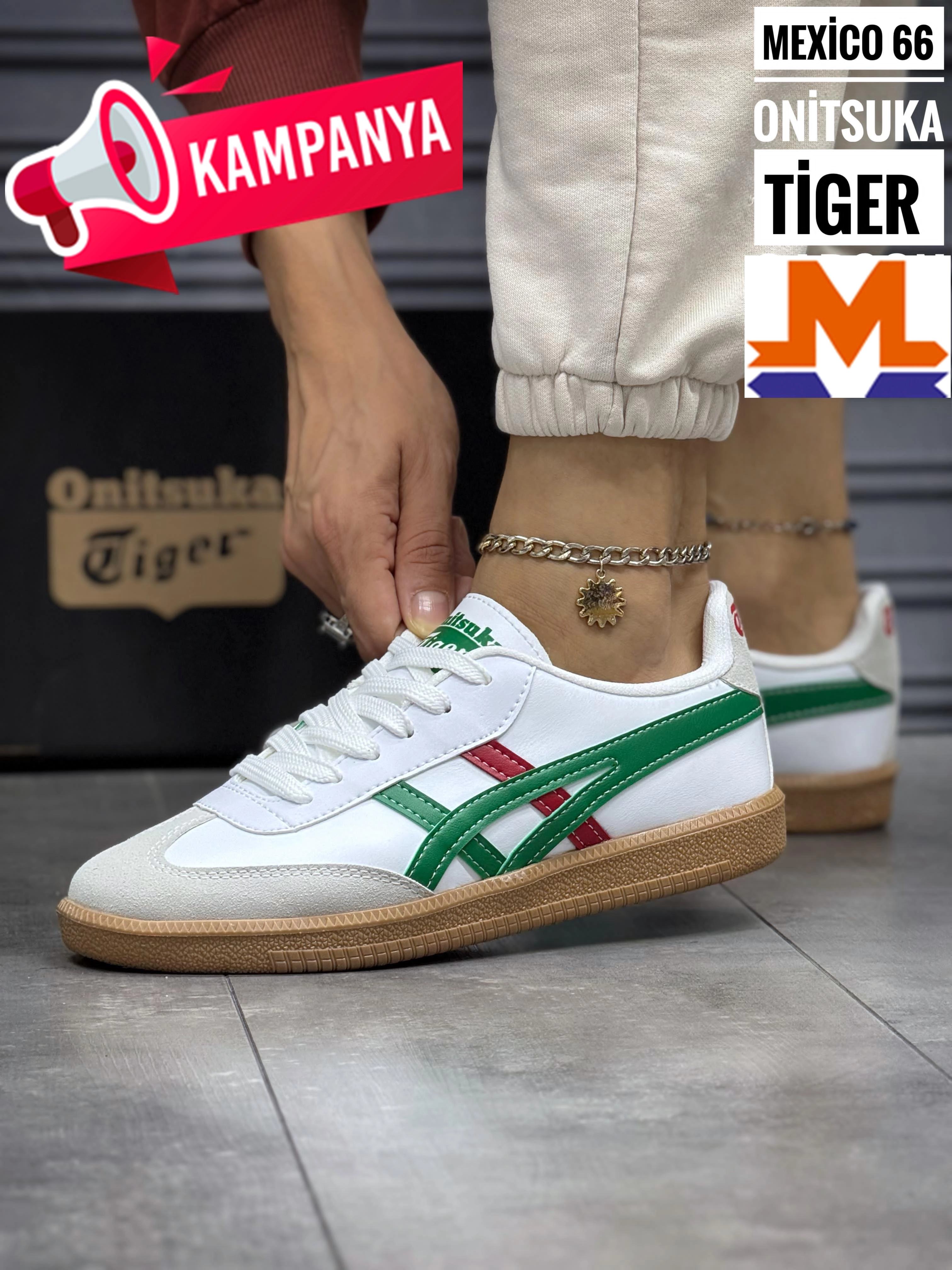 Onitsuka Beyaz Yeşil