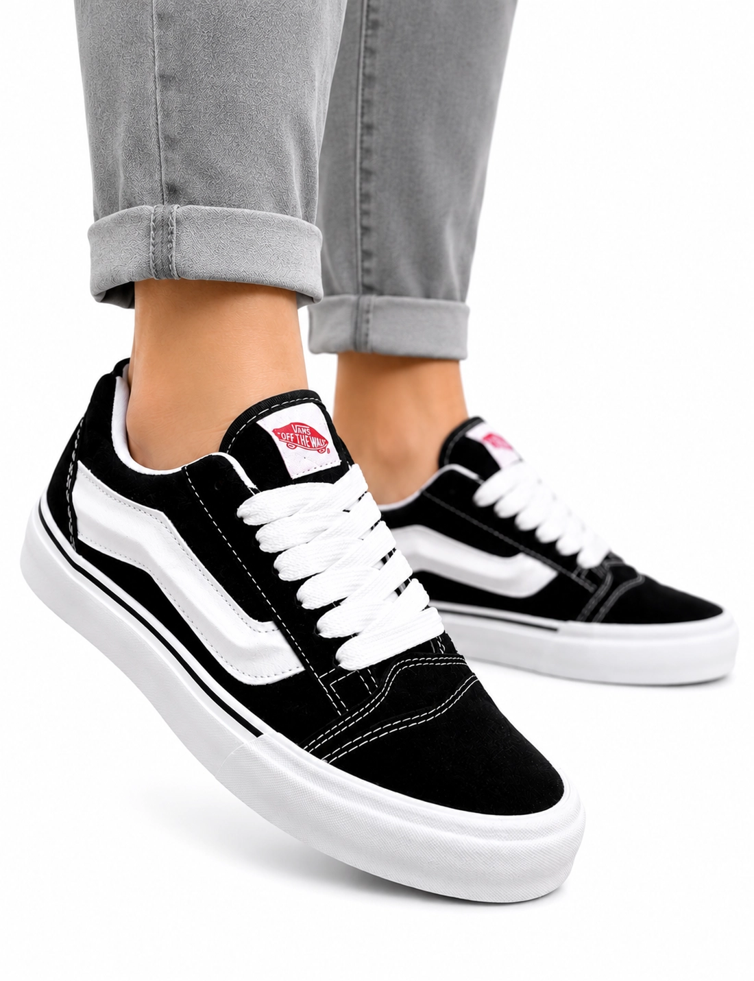 Vans Knu Skool Siyah Beyaz